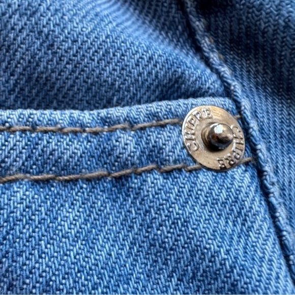 CHIPRE High-Waisted Cropped Denim Jeans - Vintage Style - Approx. Size 8-10 - Picture 9 of 16